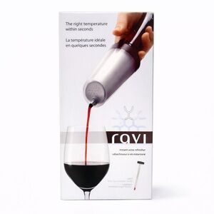 Ravi Instant Wine Chiller & Pourer w/ Built-In Thermometer – New in Box